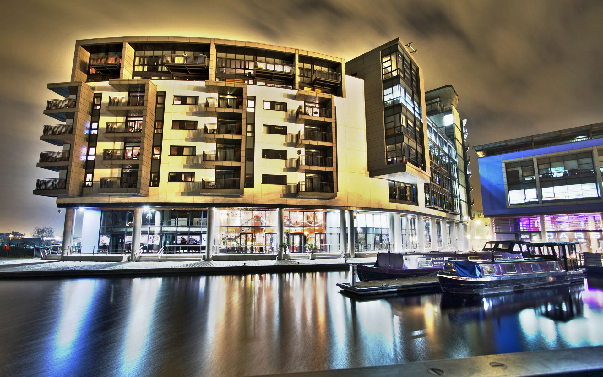 Union Canal HDR Wallpaper Union Canal HDR Wallpaper