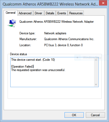 Device properties
