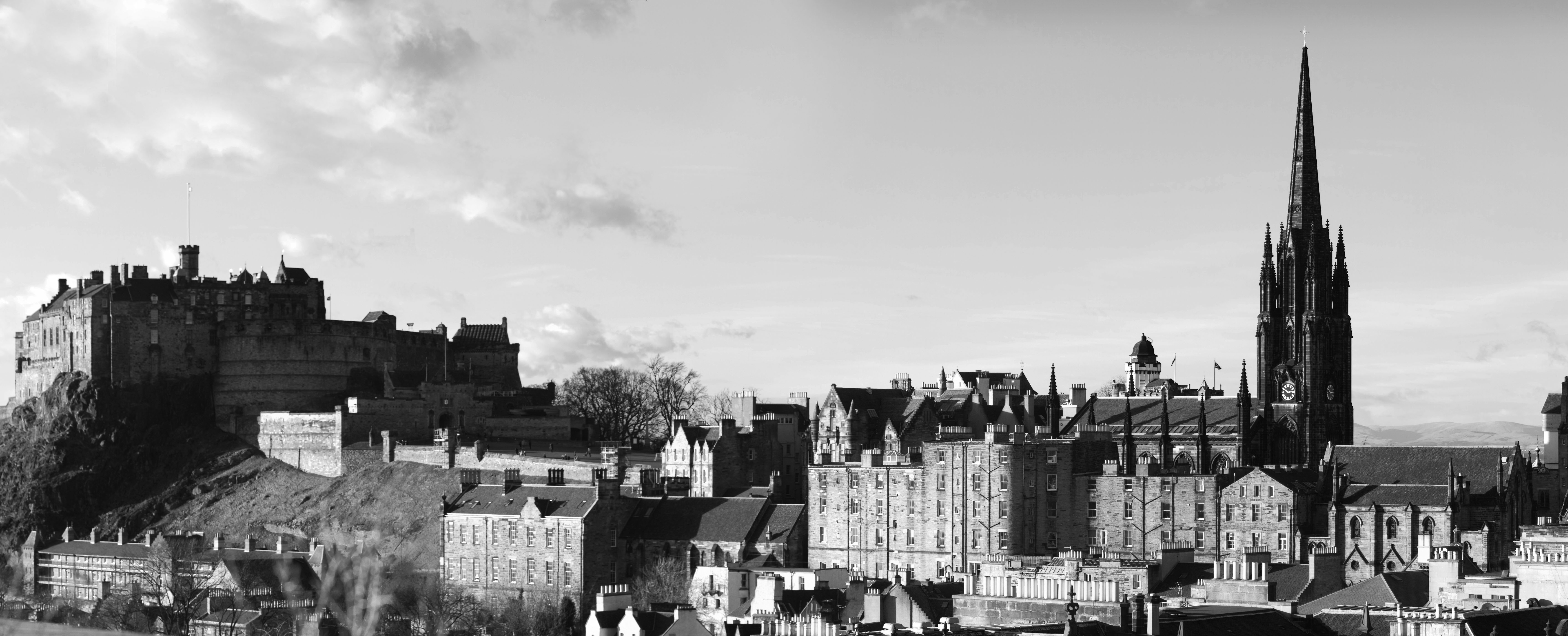 Edinburgh Castle and the Hub