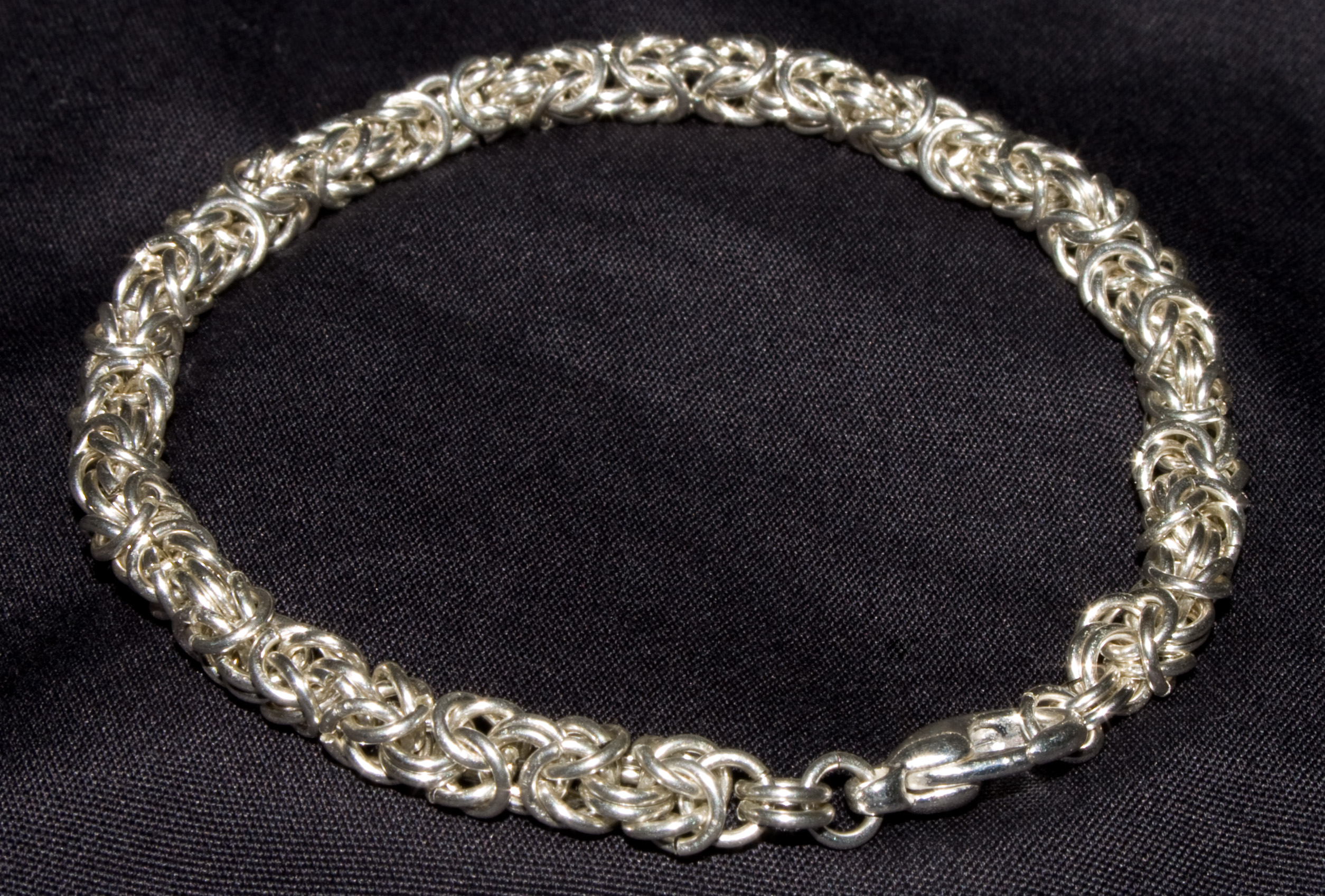 Byzantine Chain in Sterling Silver