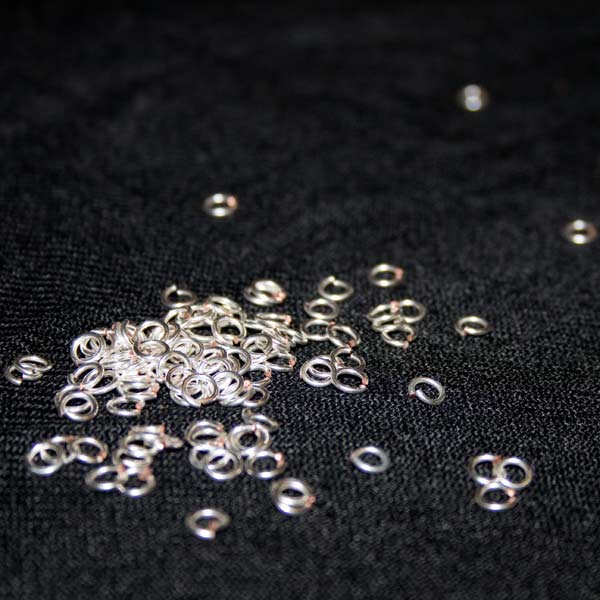 Hand-made jump rings Hand-made jump rings