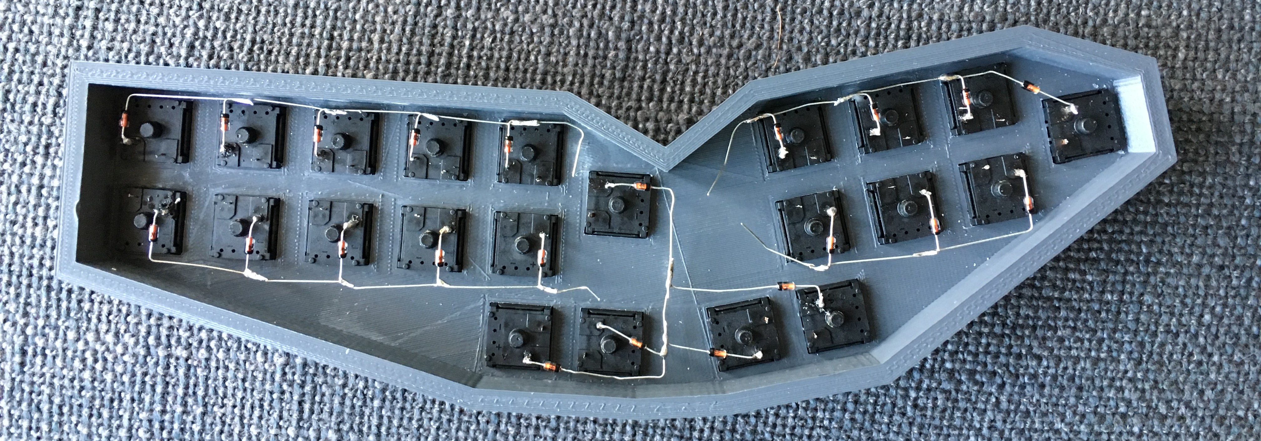 Diodes in place Diodes in place