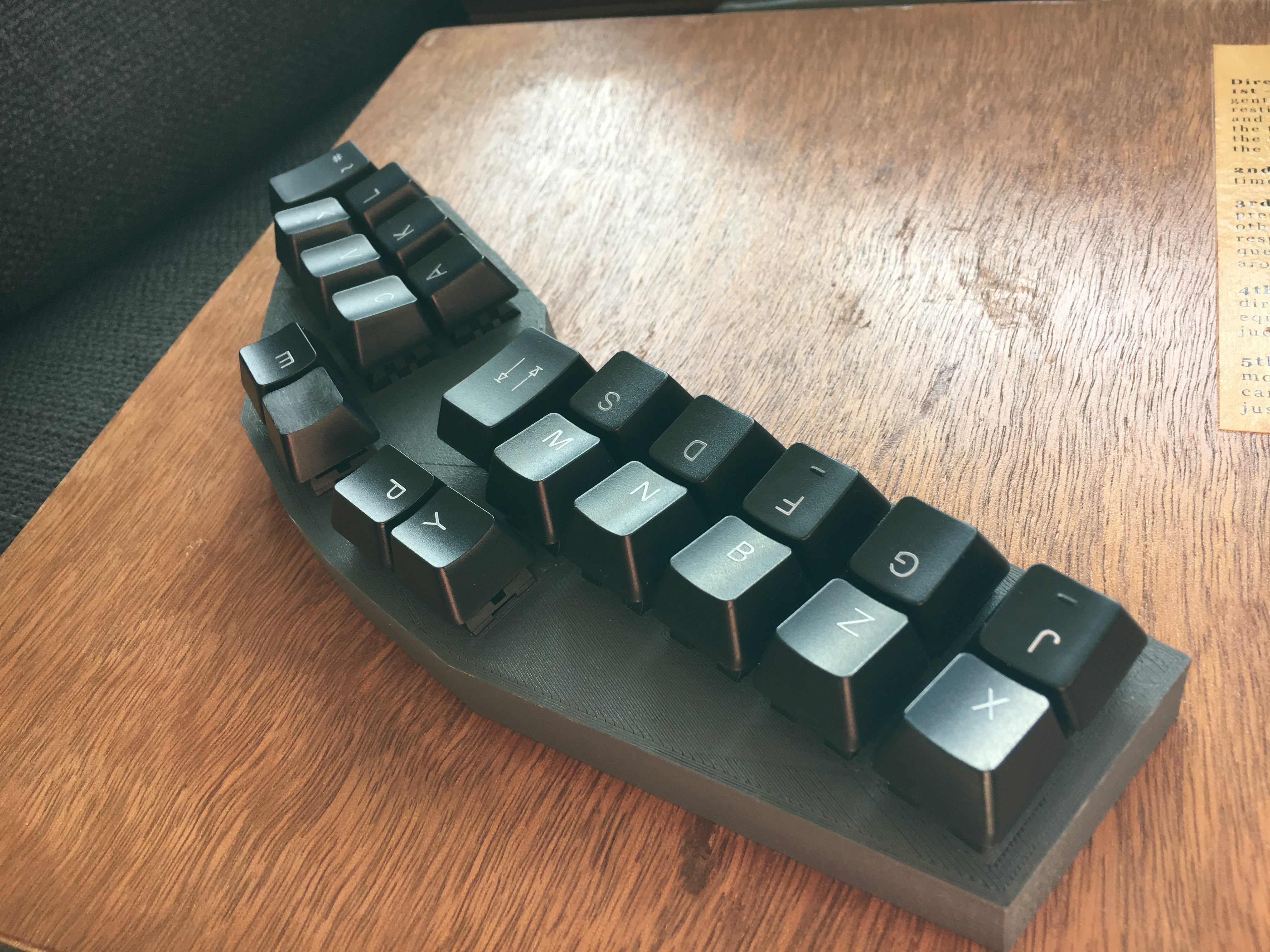 All keys in place All keys in place